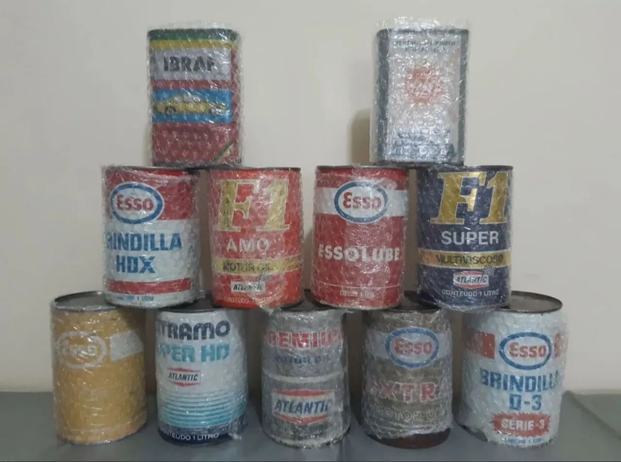 Coléção Latas Óleo de Motor - Foto 2