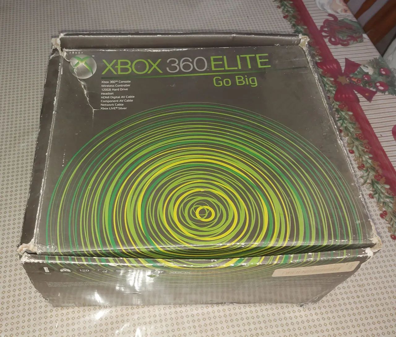 CAIXA ORIGINAL do Xbox 360 FAT Elite