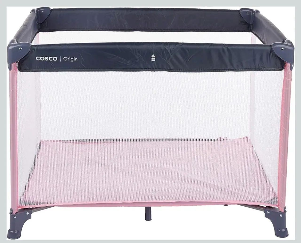 Berço portátil Cosco Origin - Chiqueirinho Rosa - Foto 4