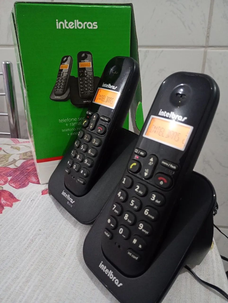 Telefone sem fio Intelbras + ramal adicional  - Foto 3