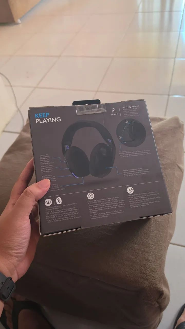 HeadSet Gamer Logitech G321 Lightspeed 2 meses de uso