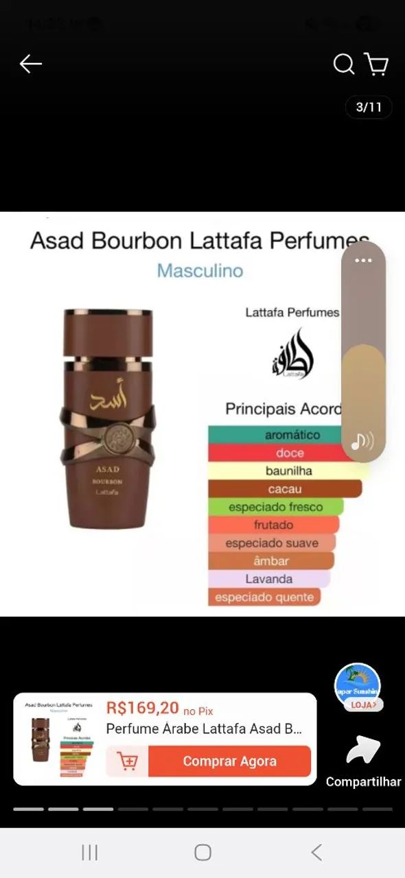 PERFUME ARABE ORIGINAL ASAD BOURBON - Foto 2