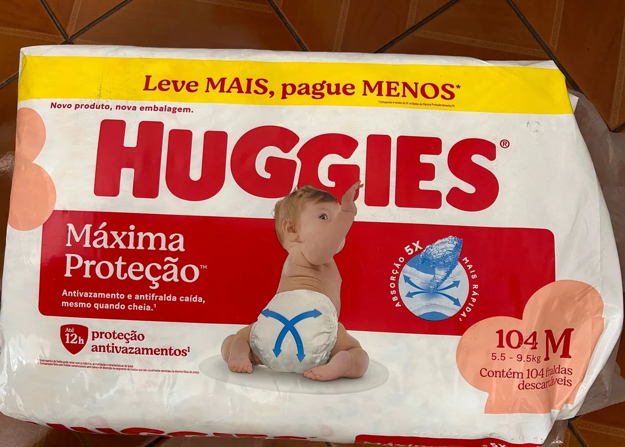 Fralda Huggies TAM M 