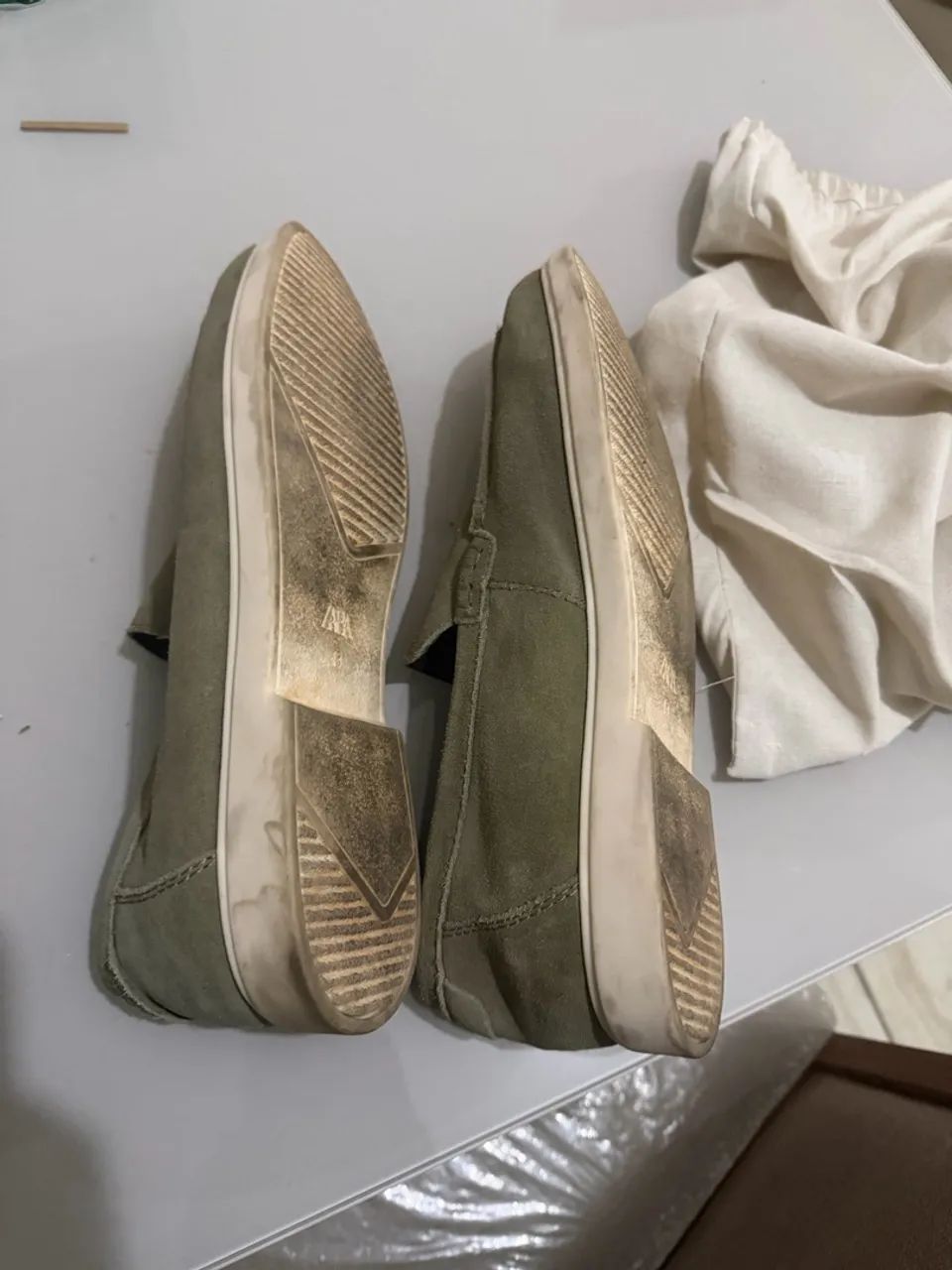 Mocassim de couro Zara - Foto 2