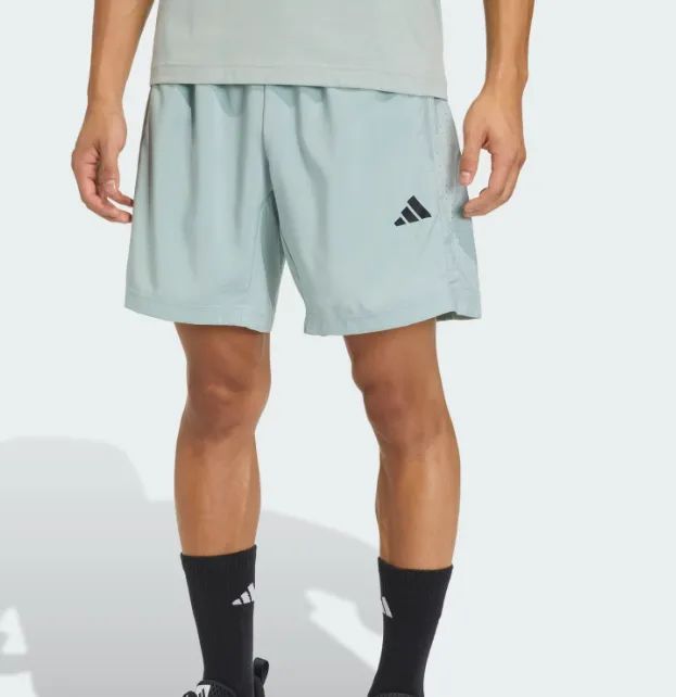 shorts adidas workout essentials base verde - Foto 2