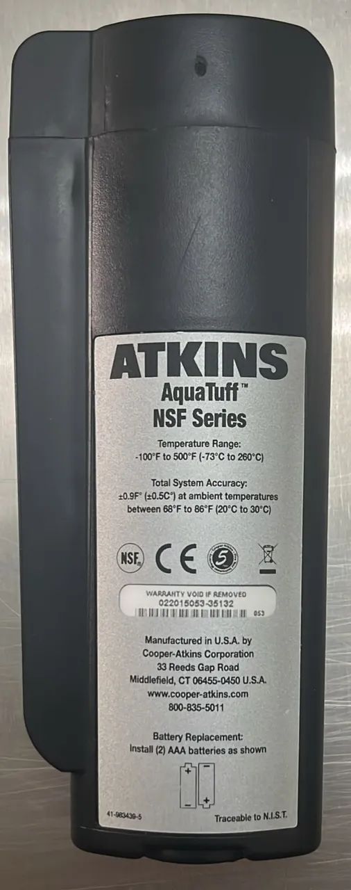 Termomêtro Termopar Atkins Aquatuff 351 - Foto 2