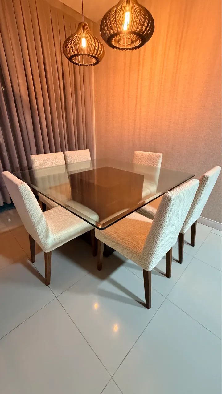 Mesa de jantar com 6 cadeiras  - Foto 2
