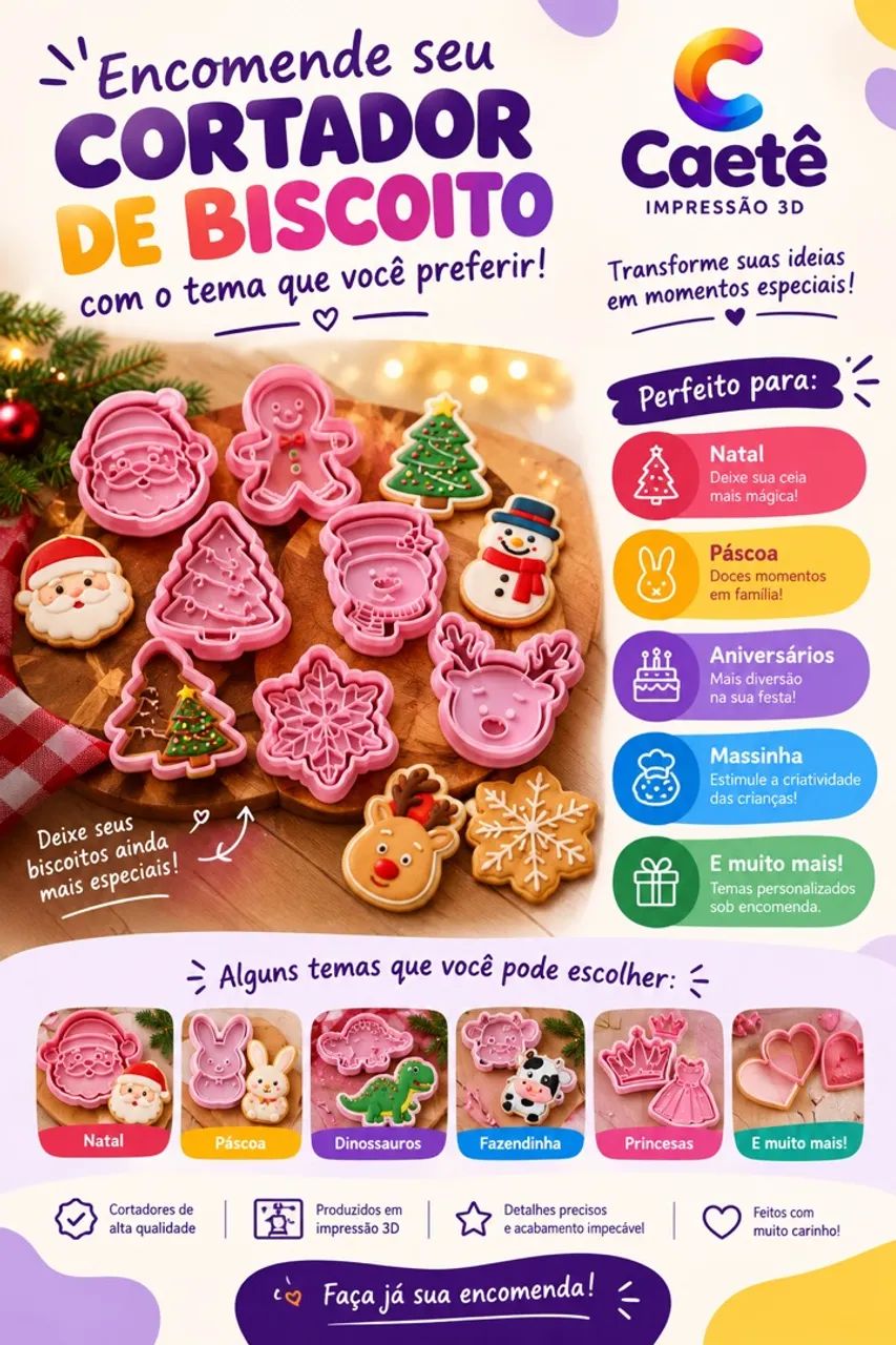 Cortadores de biscoito