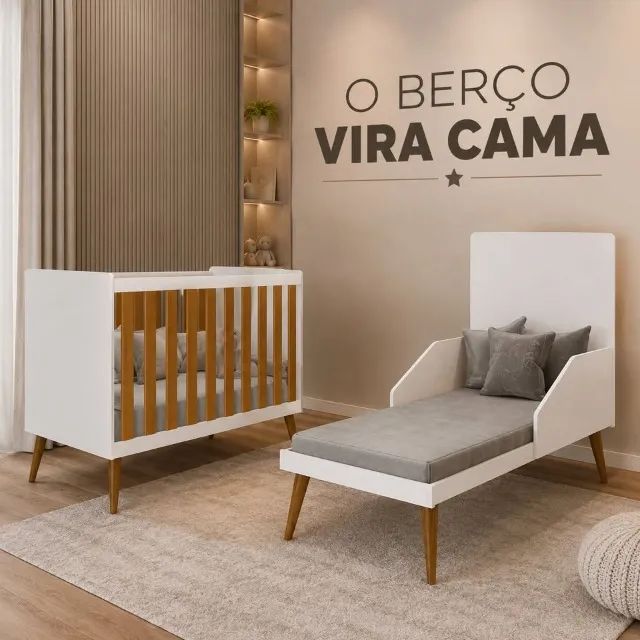 Berço 100% MDF (Novo na Caixa)