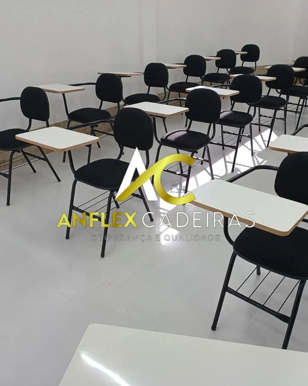 Cadeiras universitária estofada para Escolas, cursos, reforço e auto escolas  - Foto 5