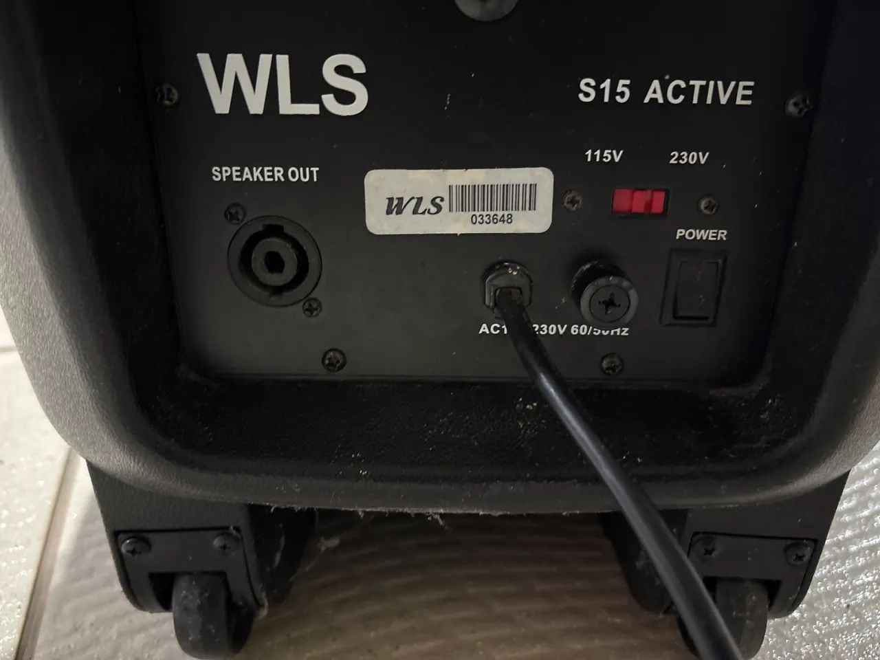 caixa de som acústica ativa WLS S15 Active de 15 polegadas. - Foto 4