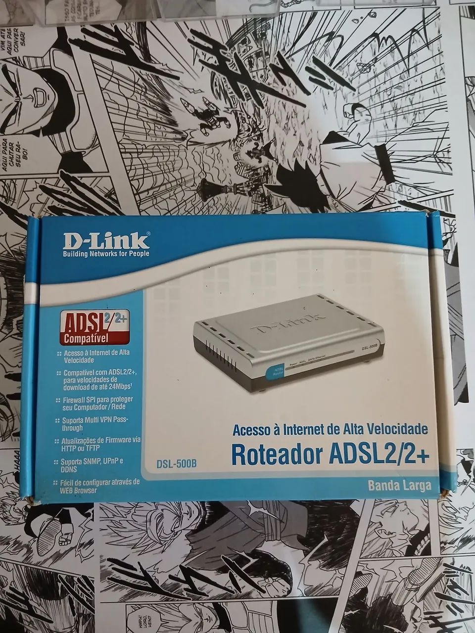Modem Roteador Adsl2/2 + D-link Dsl-500b
