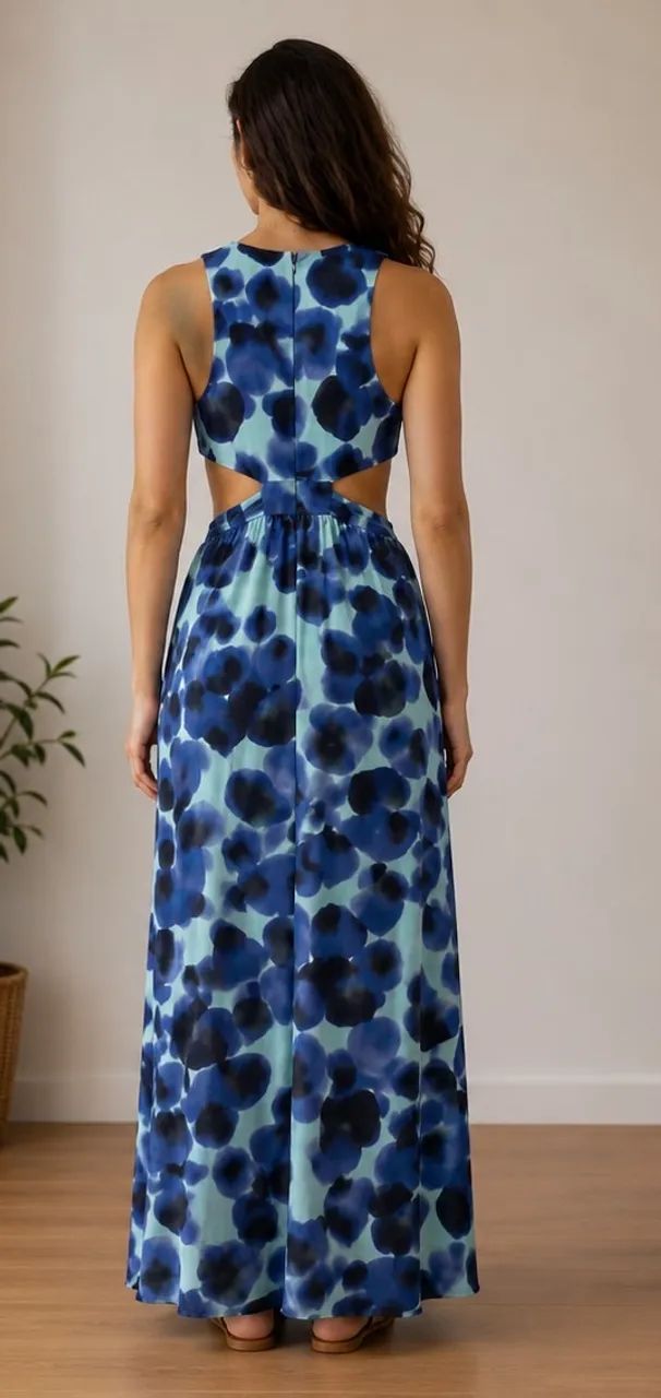Vestido Tons de Azul ANIMALE  - Foto 2