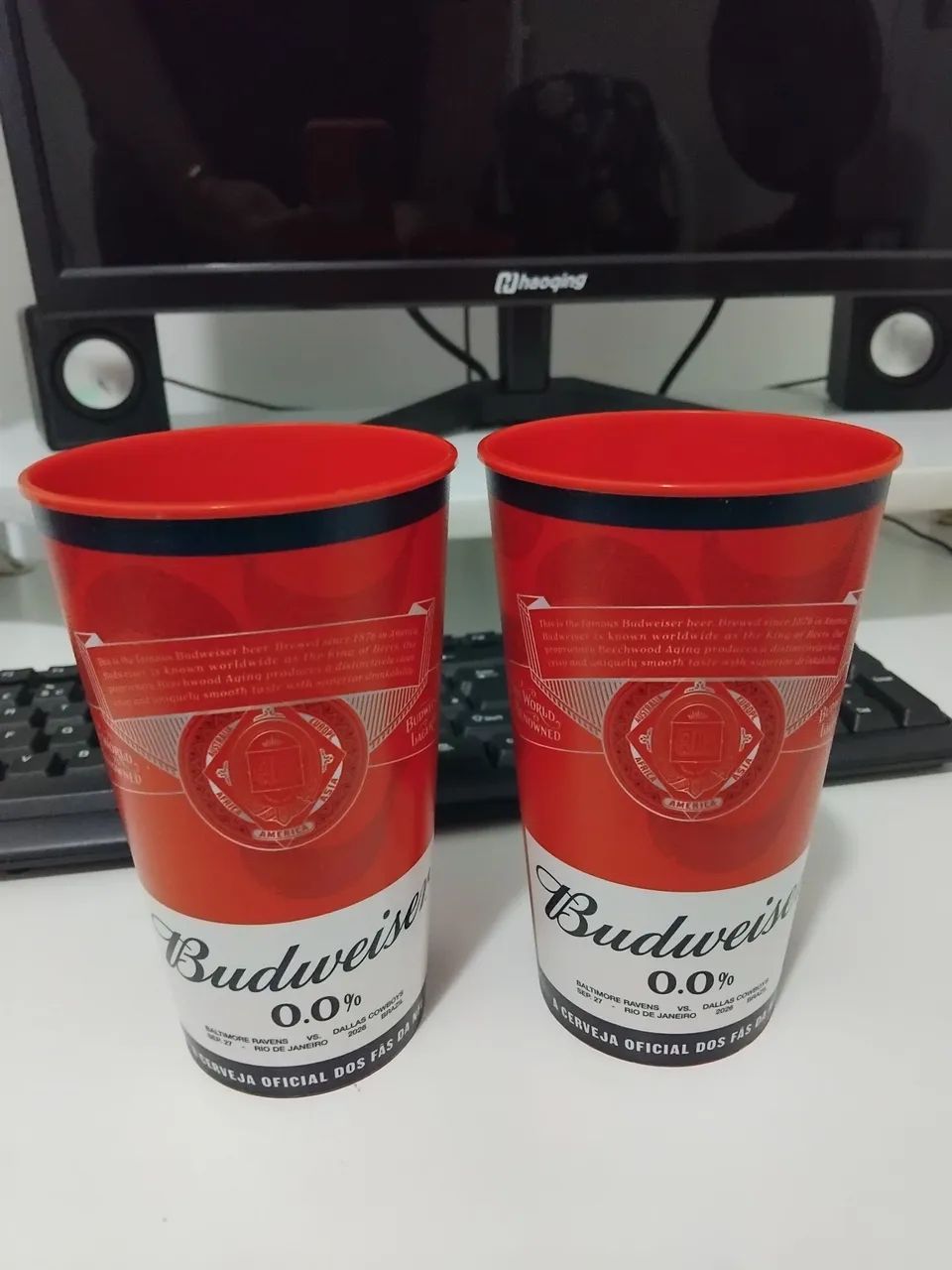 Copo Budweiser Rio Games NFL 2 Unidades  - Foto 2