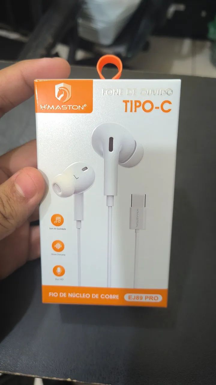 Fone de ouvido tipo C