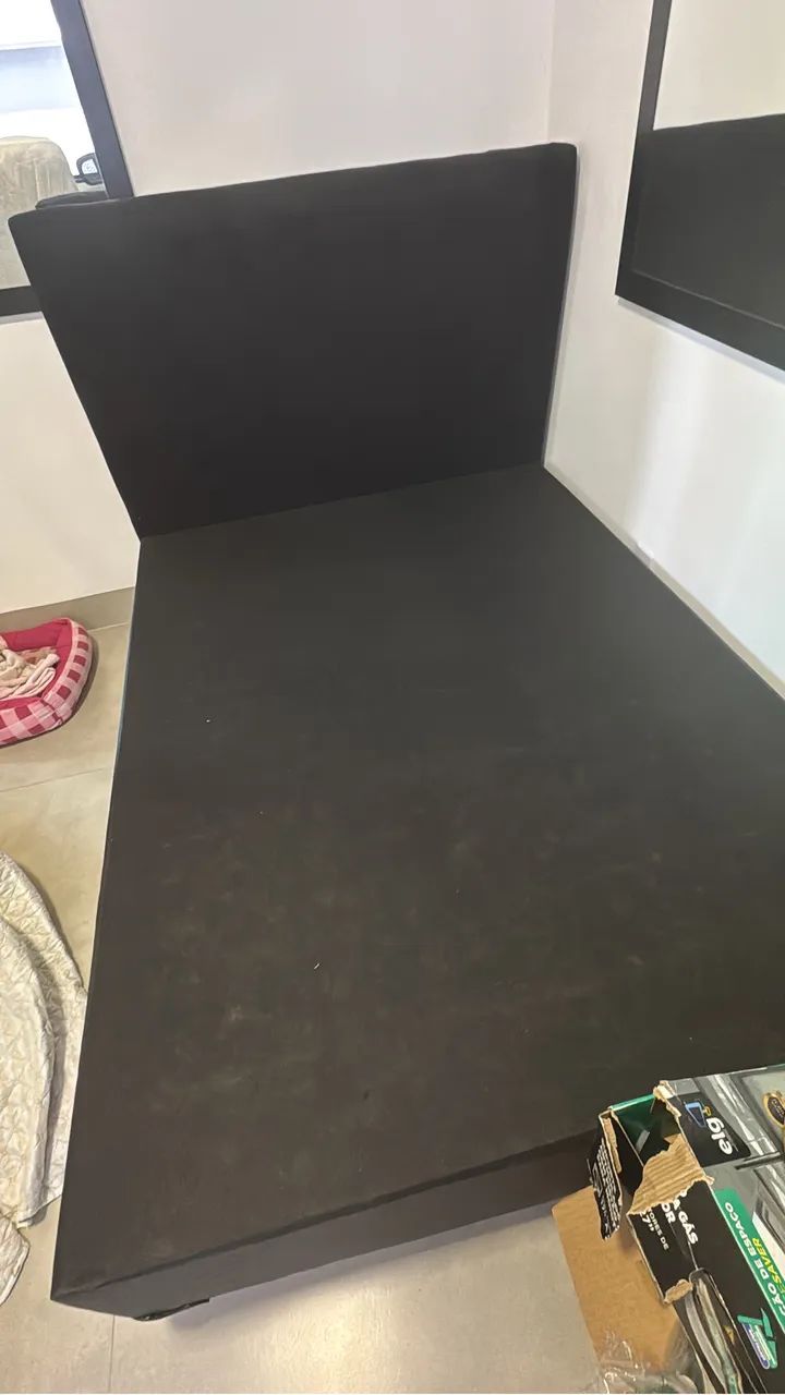 Kit Cabeceira + Base de Cama de Casal