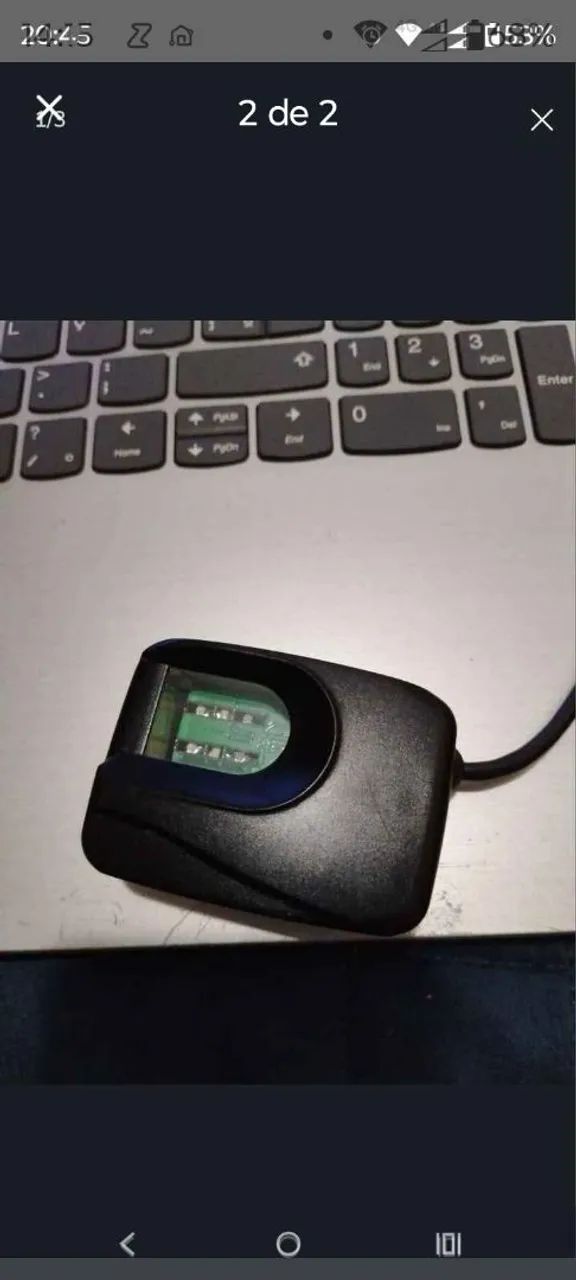 Leitor biométrico