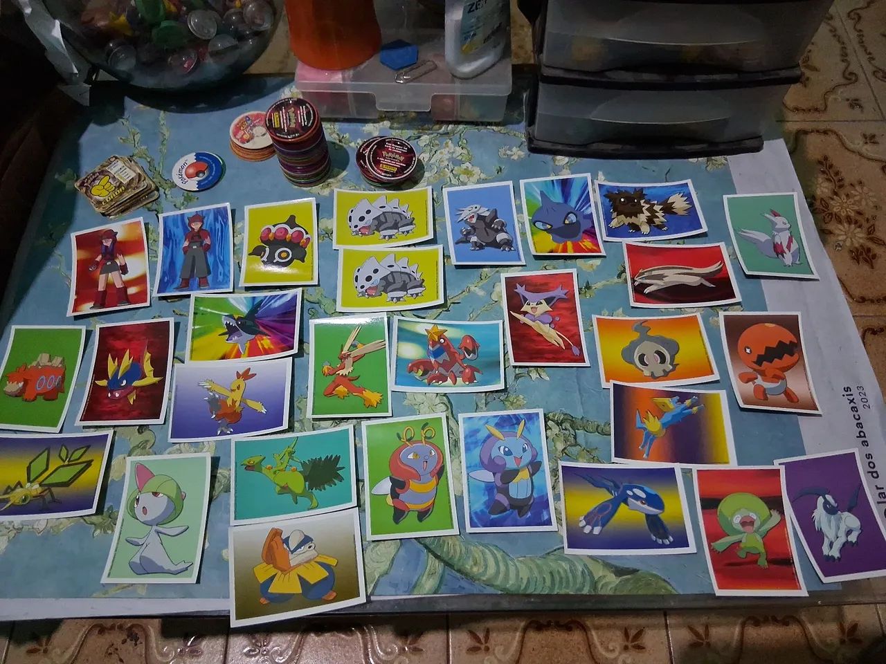 Lote de Figurinhas Pokemon Advanced Panini