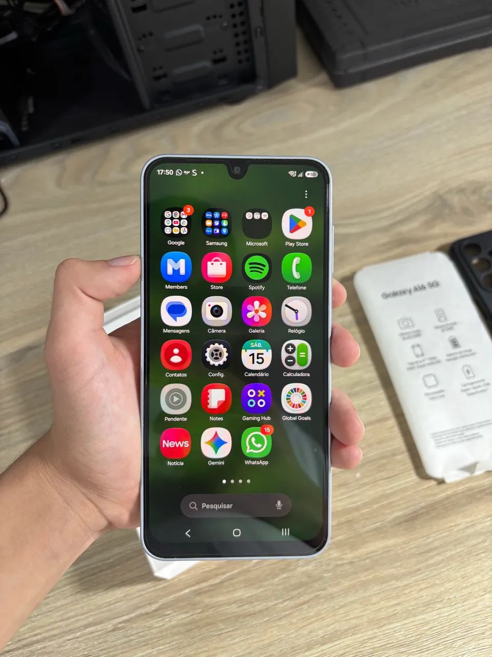 Samsung A16 5g seminovo IMPECÁVEL  - Foto 2