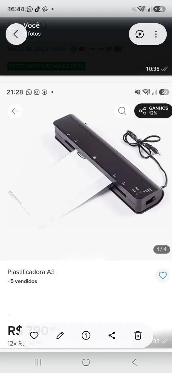 Troco Plastificadora 