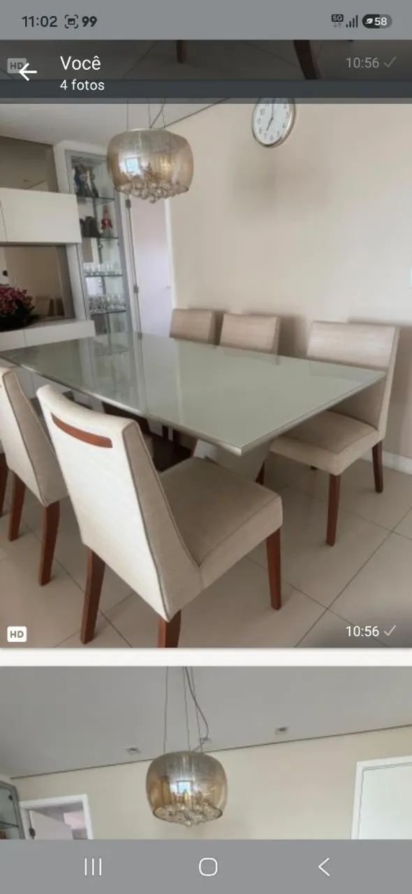 Mesa com 6 cadeiras  - Foto 2