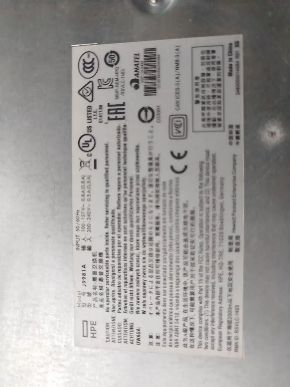 Switch Gerenciável 48 52portas Hp1820 48g  j9981A hewlett packard enterprise - Foto 4