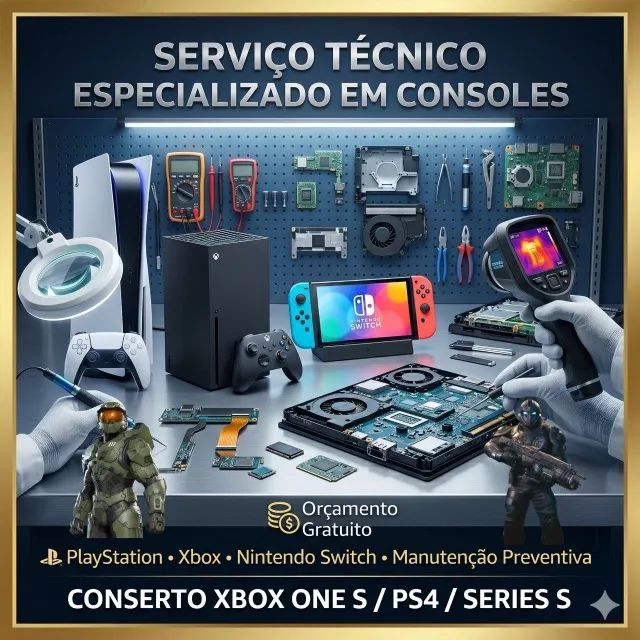 PlayStation 4 fat e slim consertos
