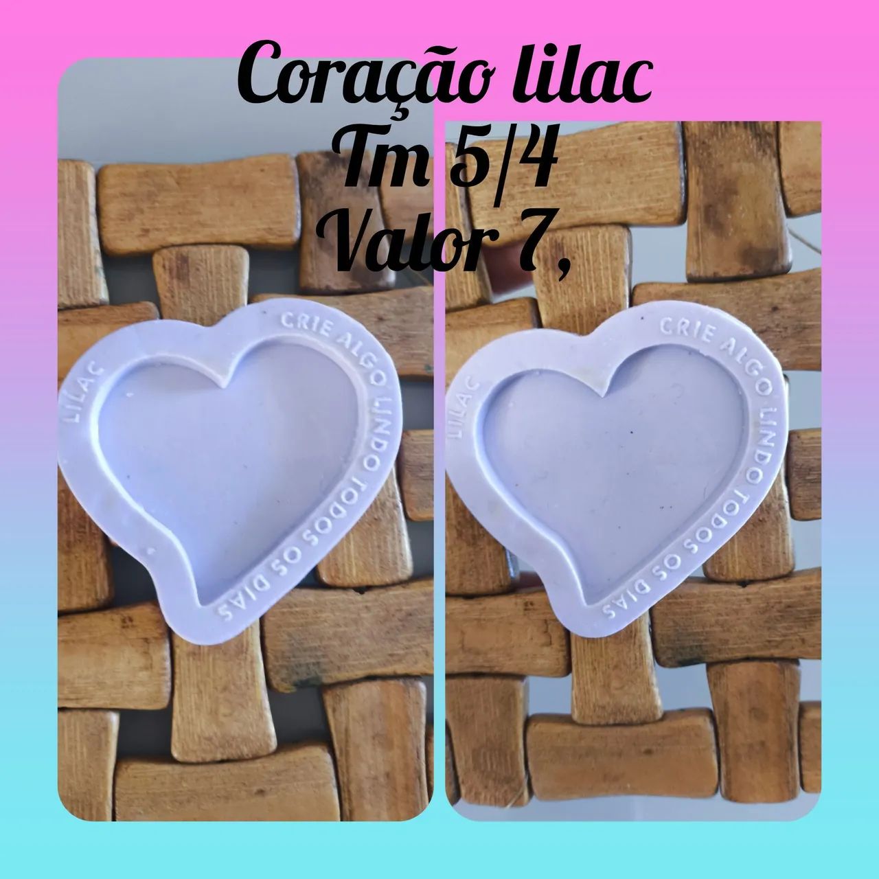 Molde coração 
