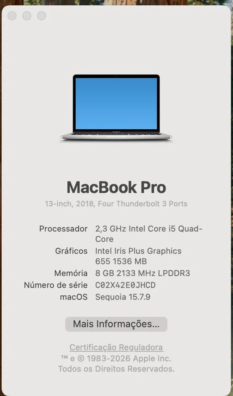 Vendo Apple MacBook Pro 2018 i5 Quad-Core 8Gb Ram e 256Gb SSD - Foto 5