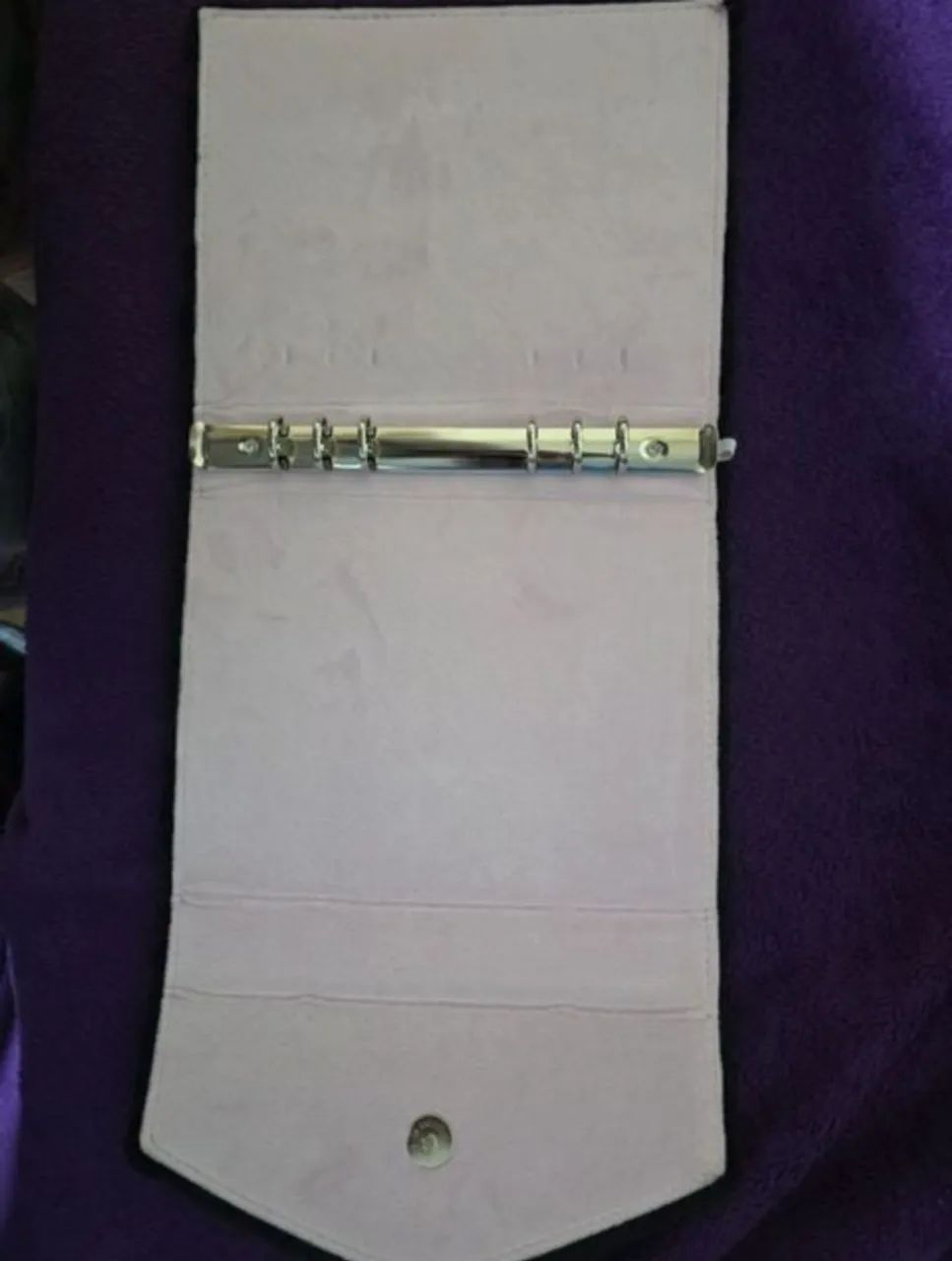 binder a5 - preto e rosa - pelúcia - Foto 3