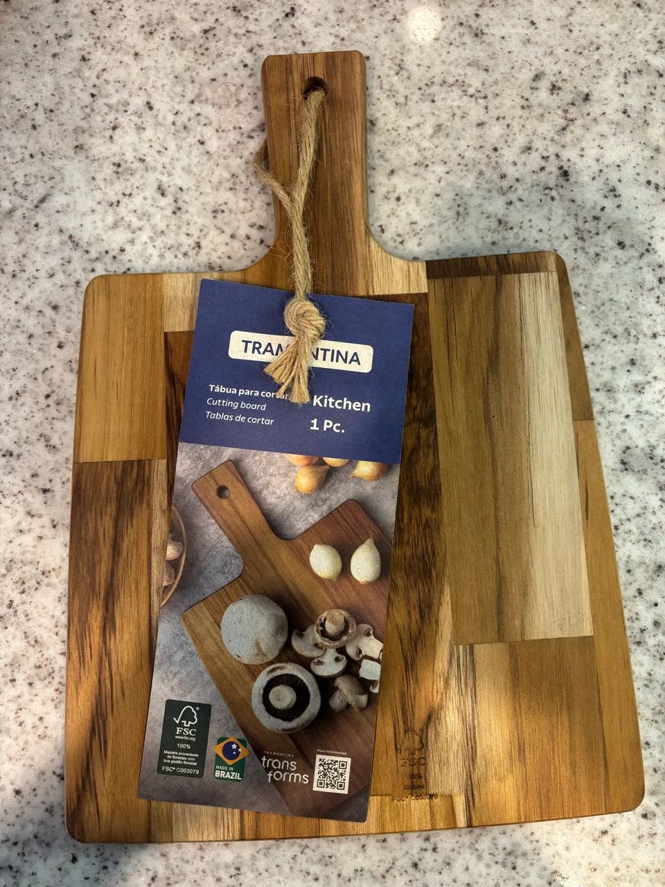 Tábua Madeira Teca Tramontina 
