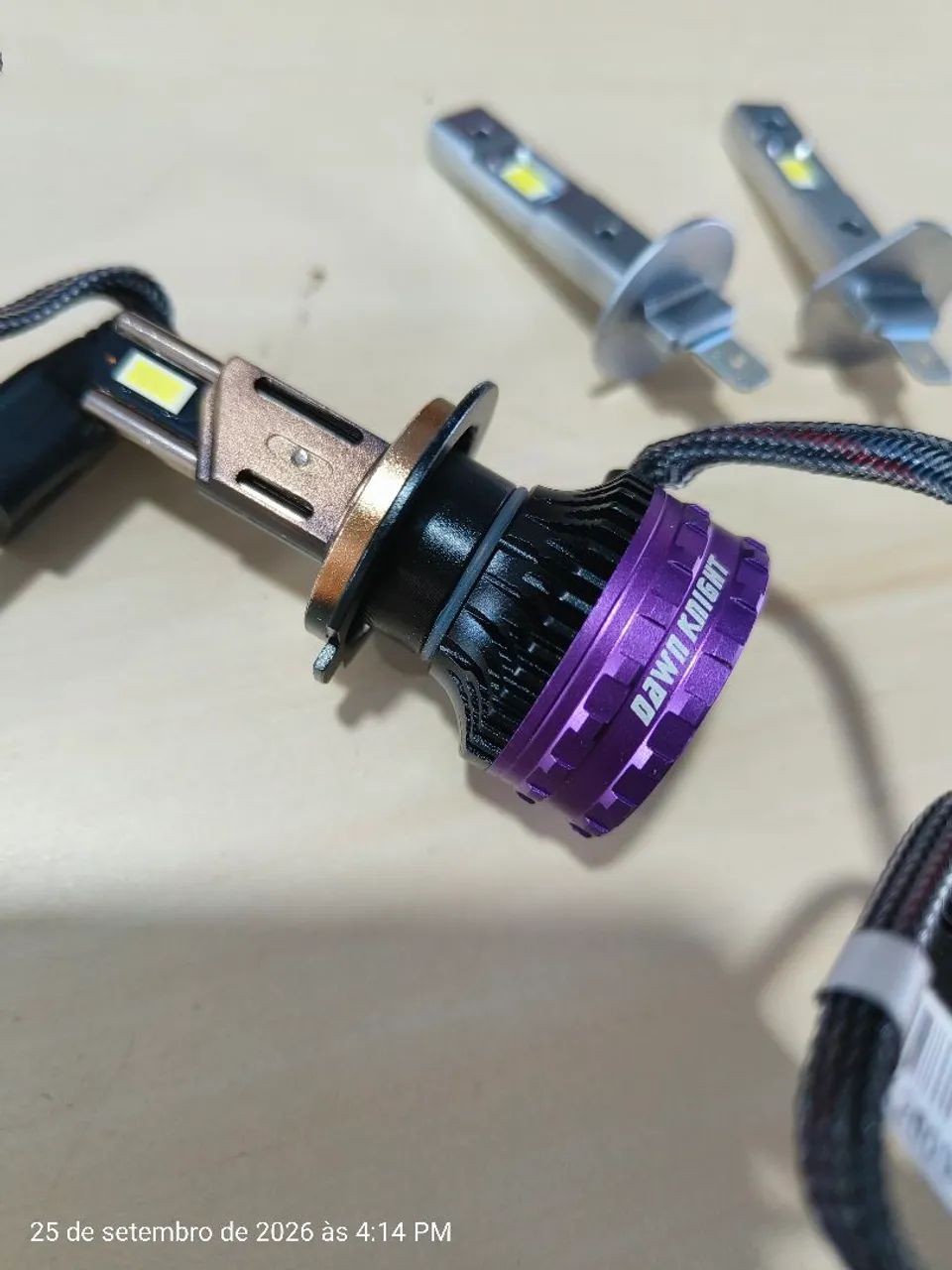 Kit Lâmpada Led Automotivo H7 H1 DRL Pisca - Foto 3