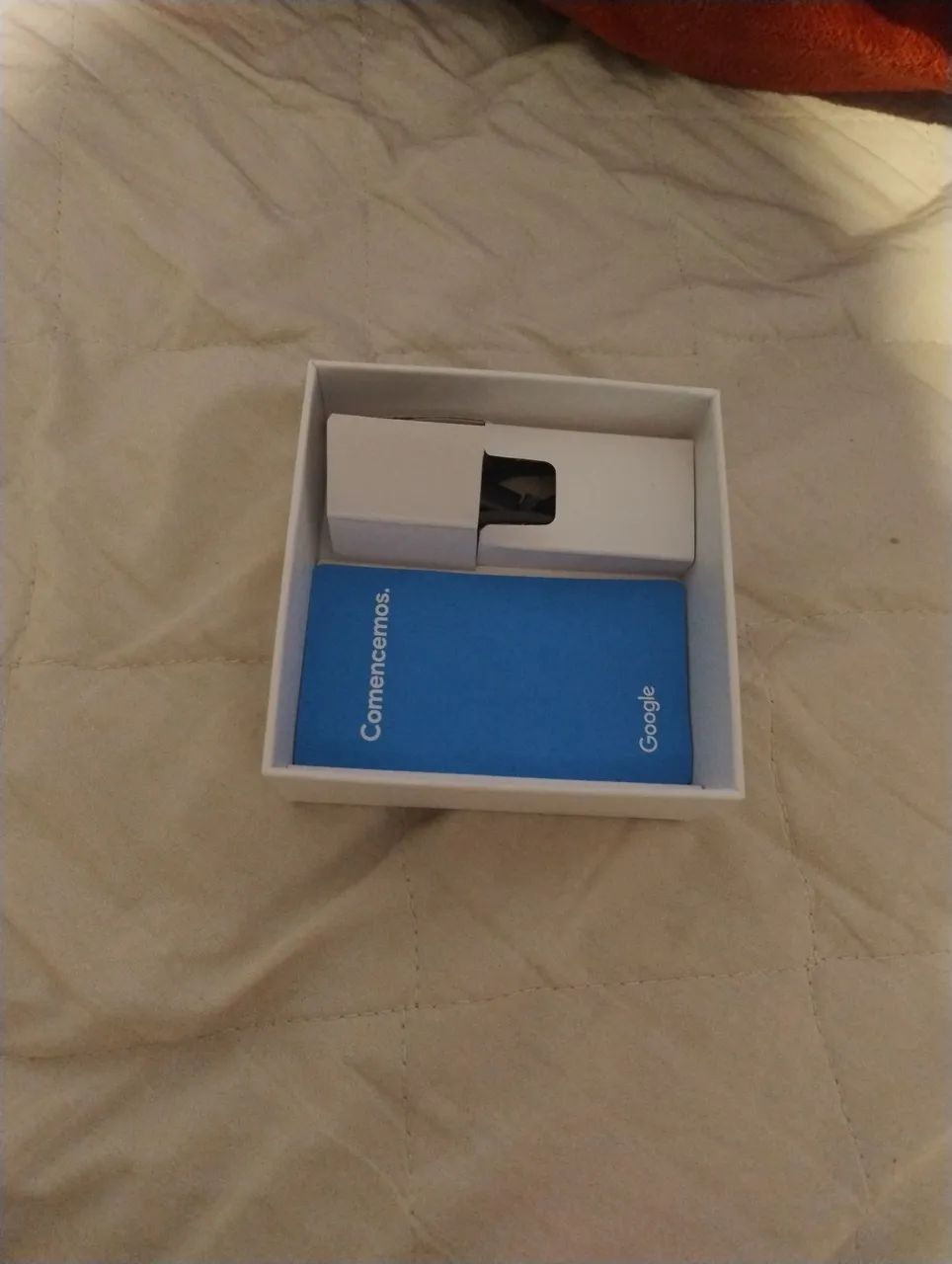 Chromecast na caixa 