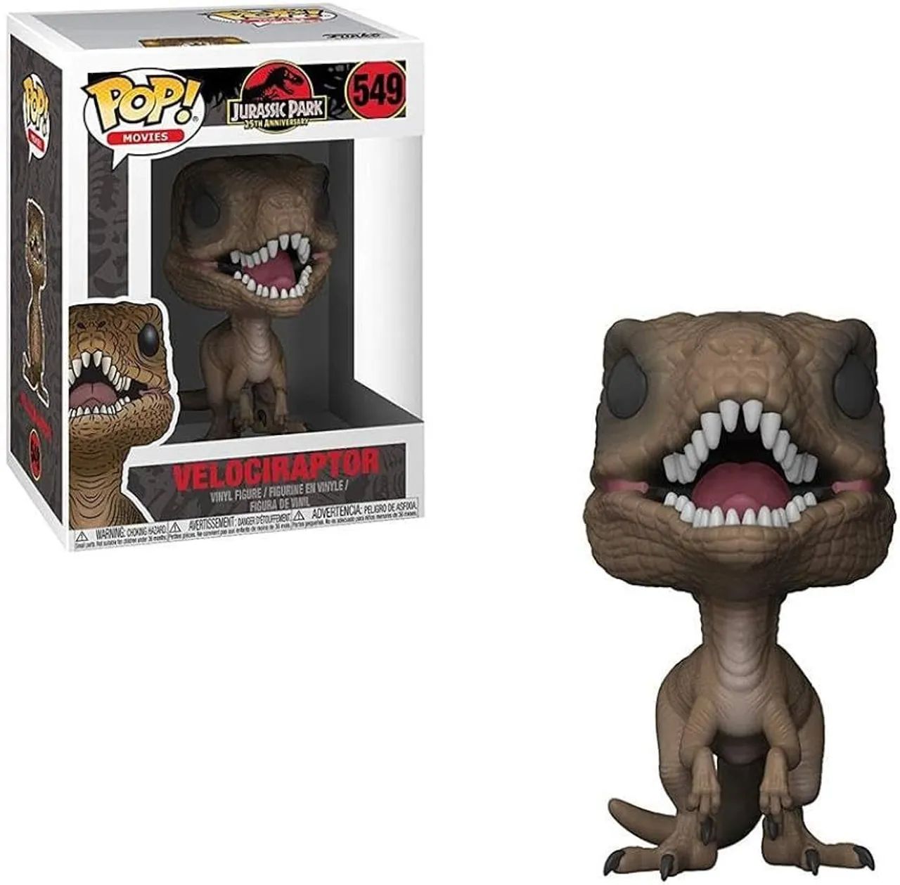 Funko Pop Jurassic Park Velociraptor Canadá 2018