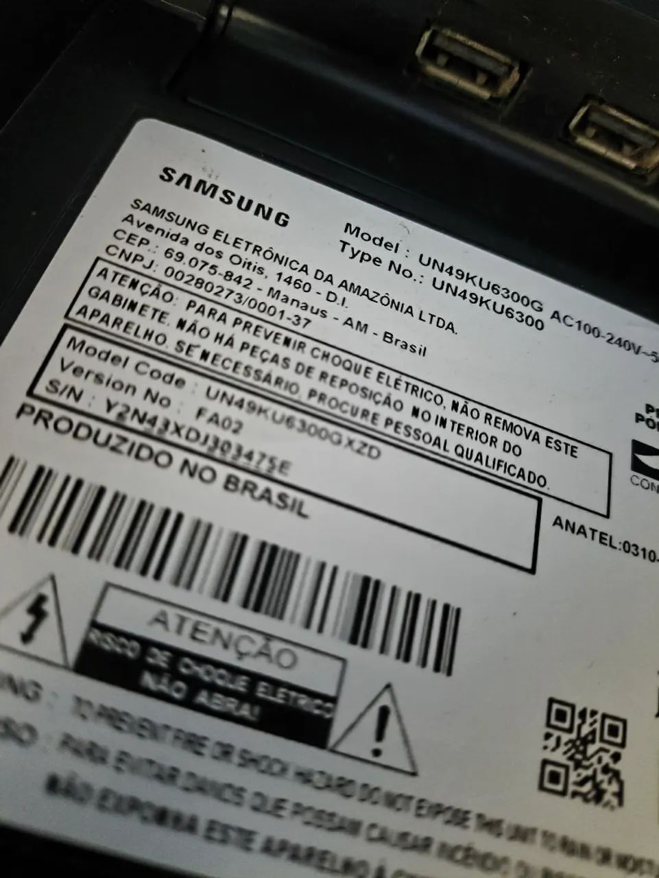 Televisão Samsung 49 polegadas tela curva com defeito - Foto 2