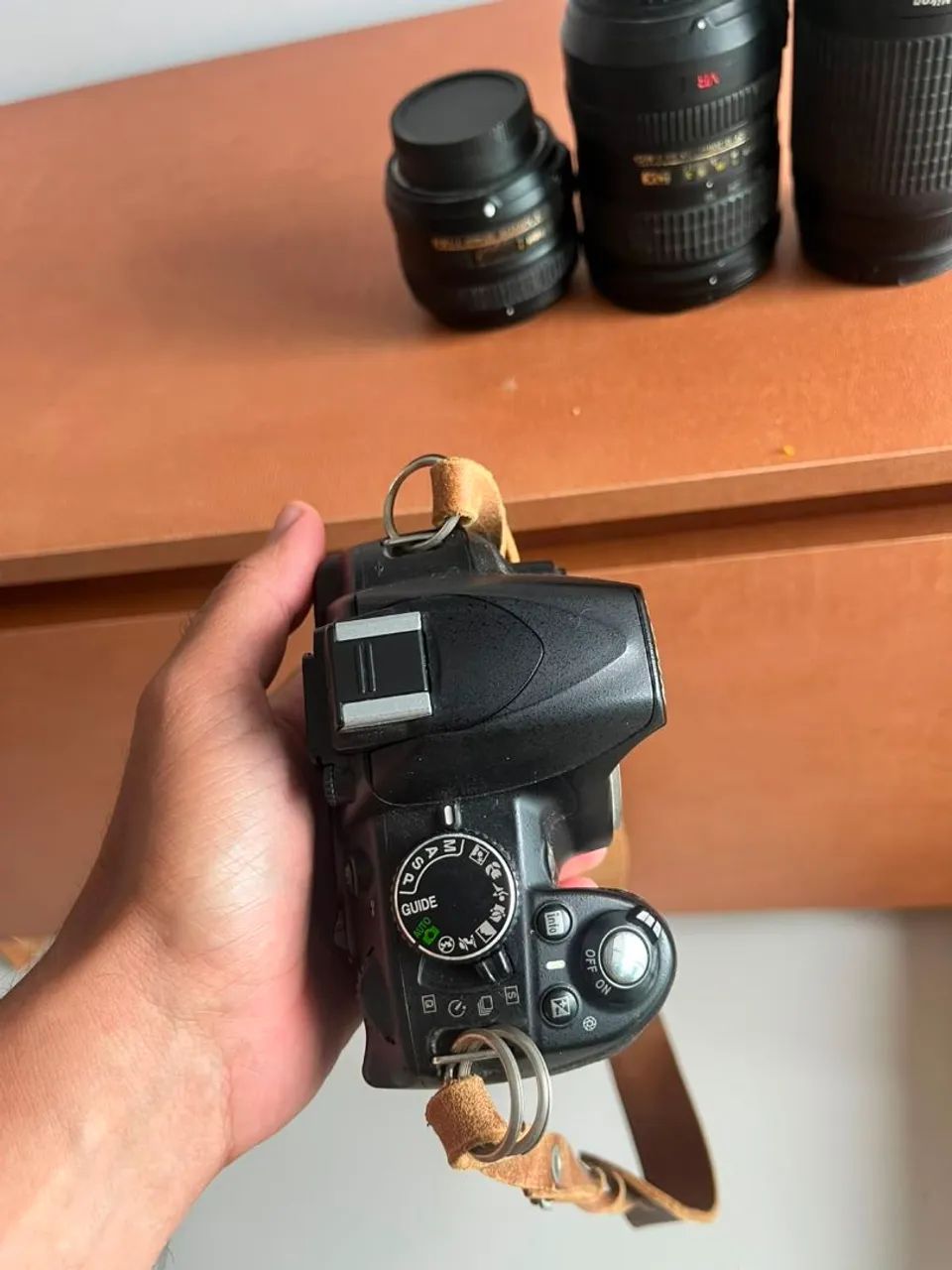 Câmera D3100 + lentes - Foto 2
