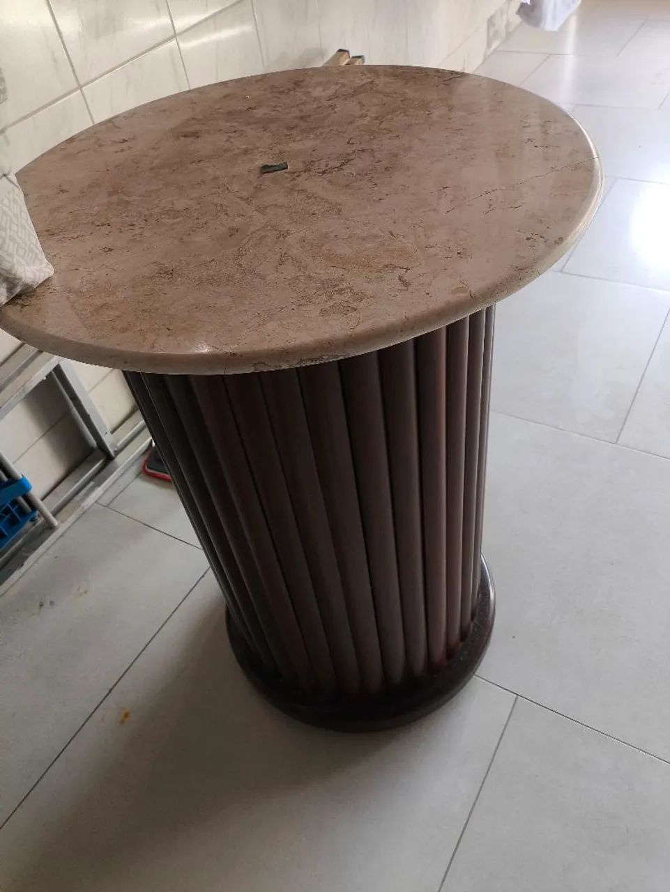 Mesa de vidro redonda - Foto 2