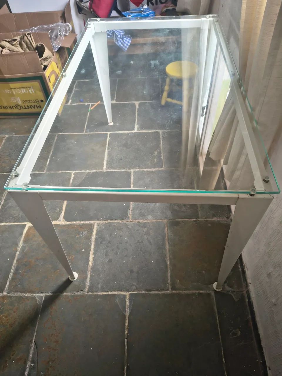 Mesa tampo de vidro  - Foto 4