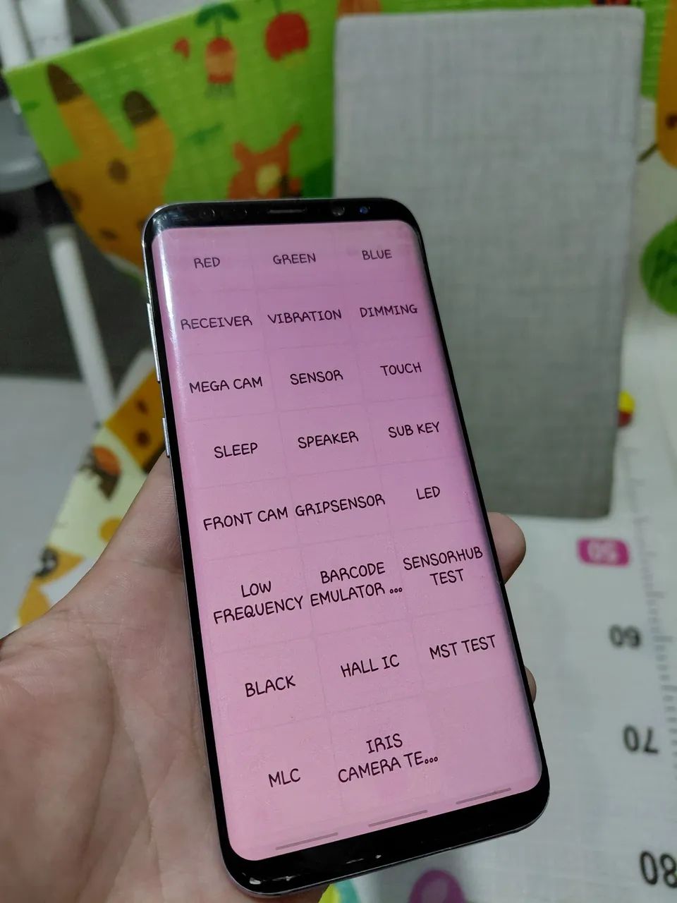 S8+ com burn-in e traseira trincada  - Foto 3