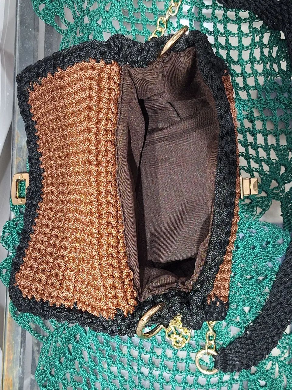 Bolsa de croché artesanal - Foto 4