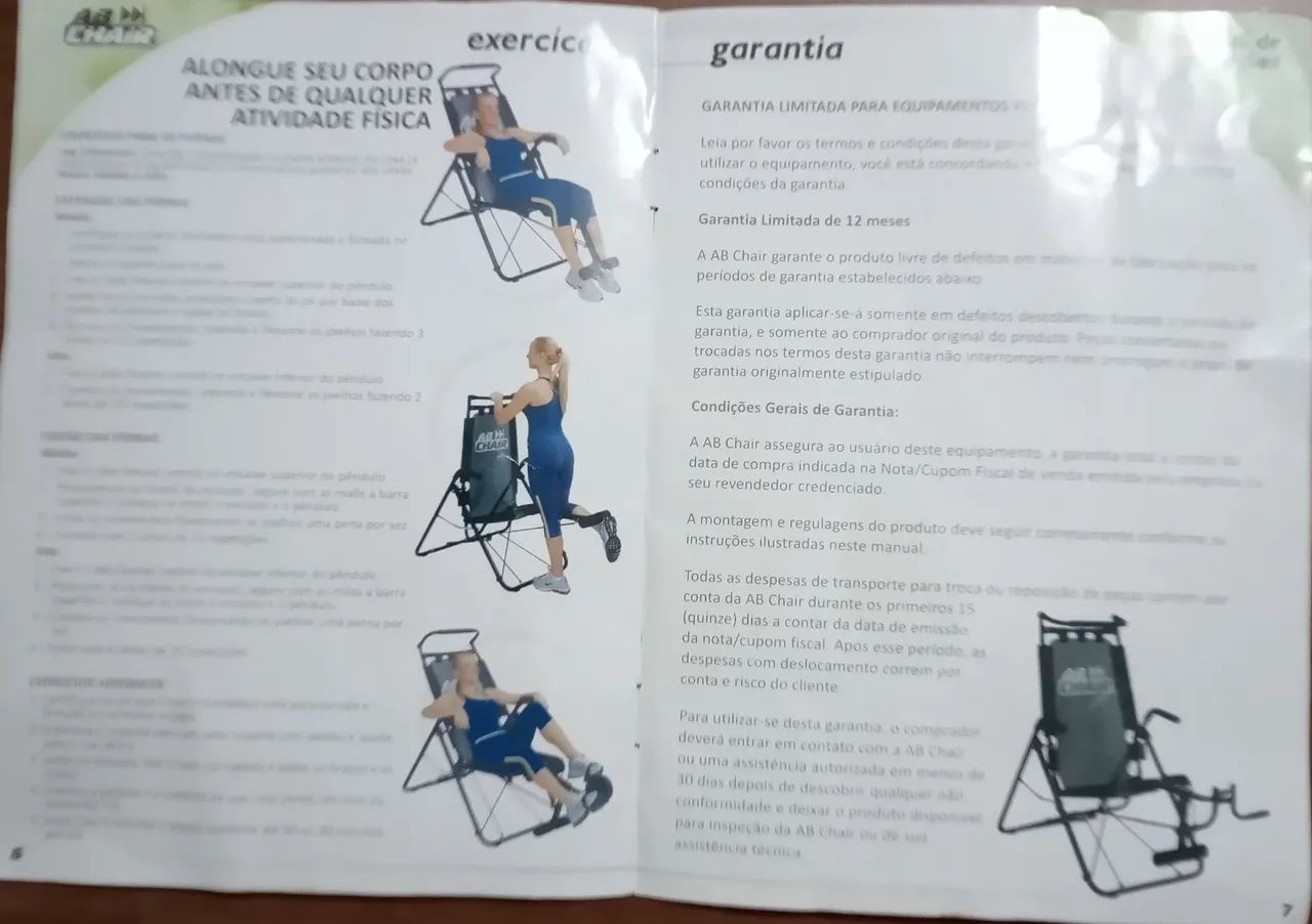 Cadeira de exercícios AB CHAIR - Foto 2