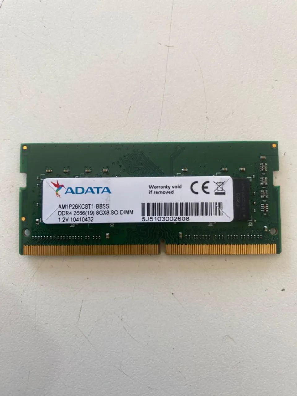 memoria para notebook  8GB DDR4 2666mhz adata s/nova perfeita com  garantia e nf - Foto 3
