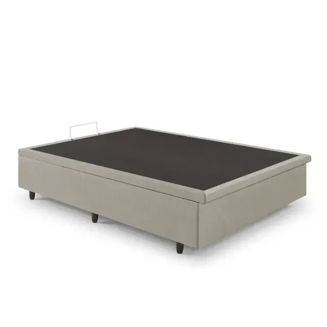 Cama Base Box Baú Viúva cor Marfim - Foto 2