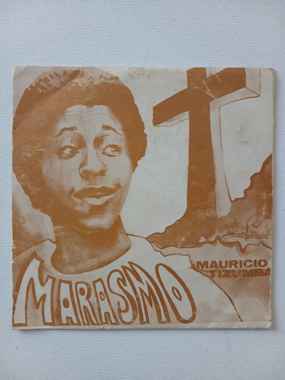 Disco vinil compacto Maurício tizumba "marasmo " 1981 usado. 