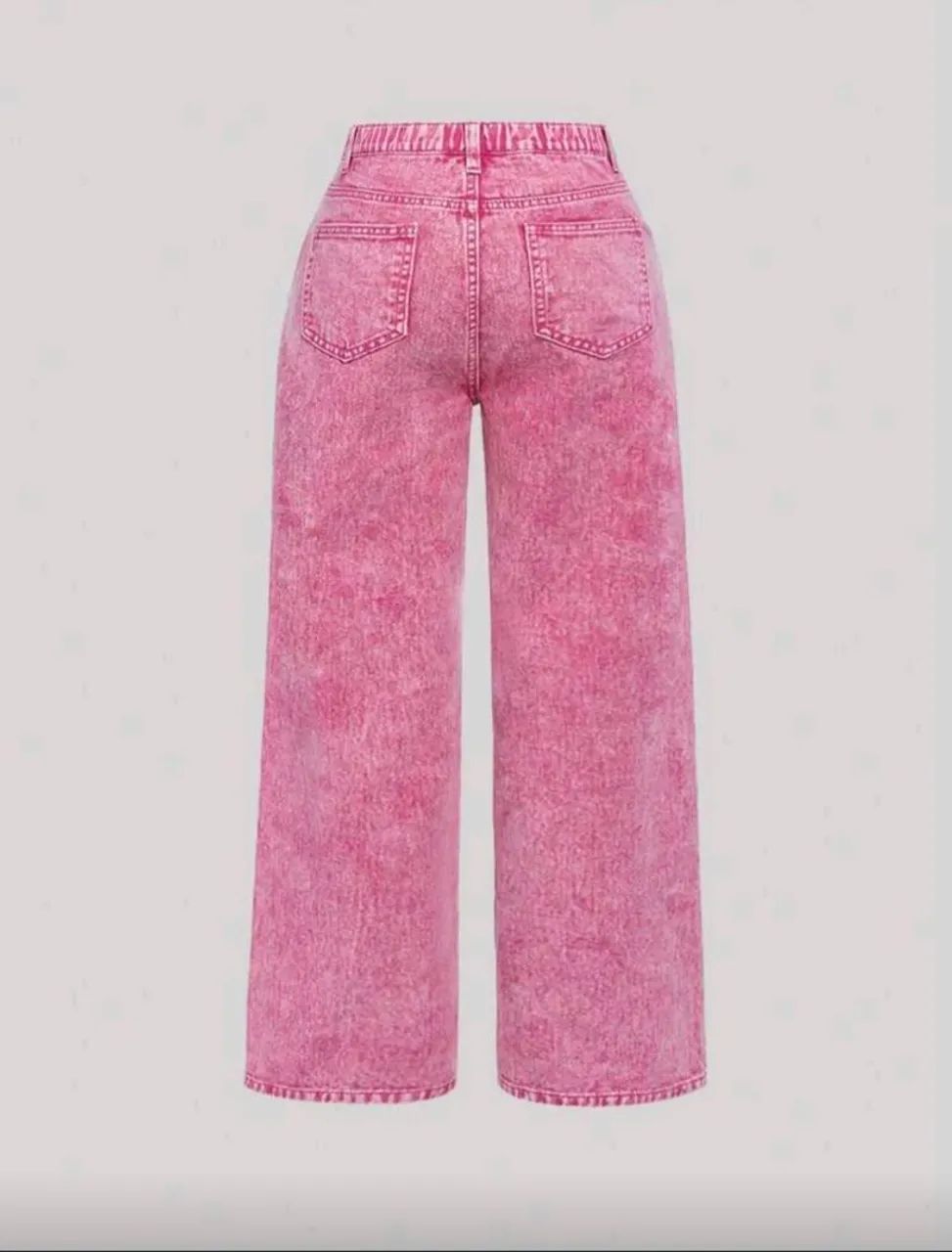Calça jeans rosa plus size  - Foto 2