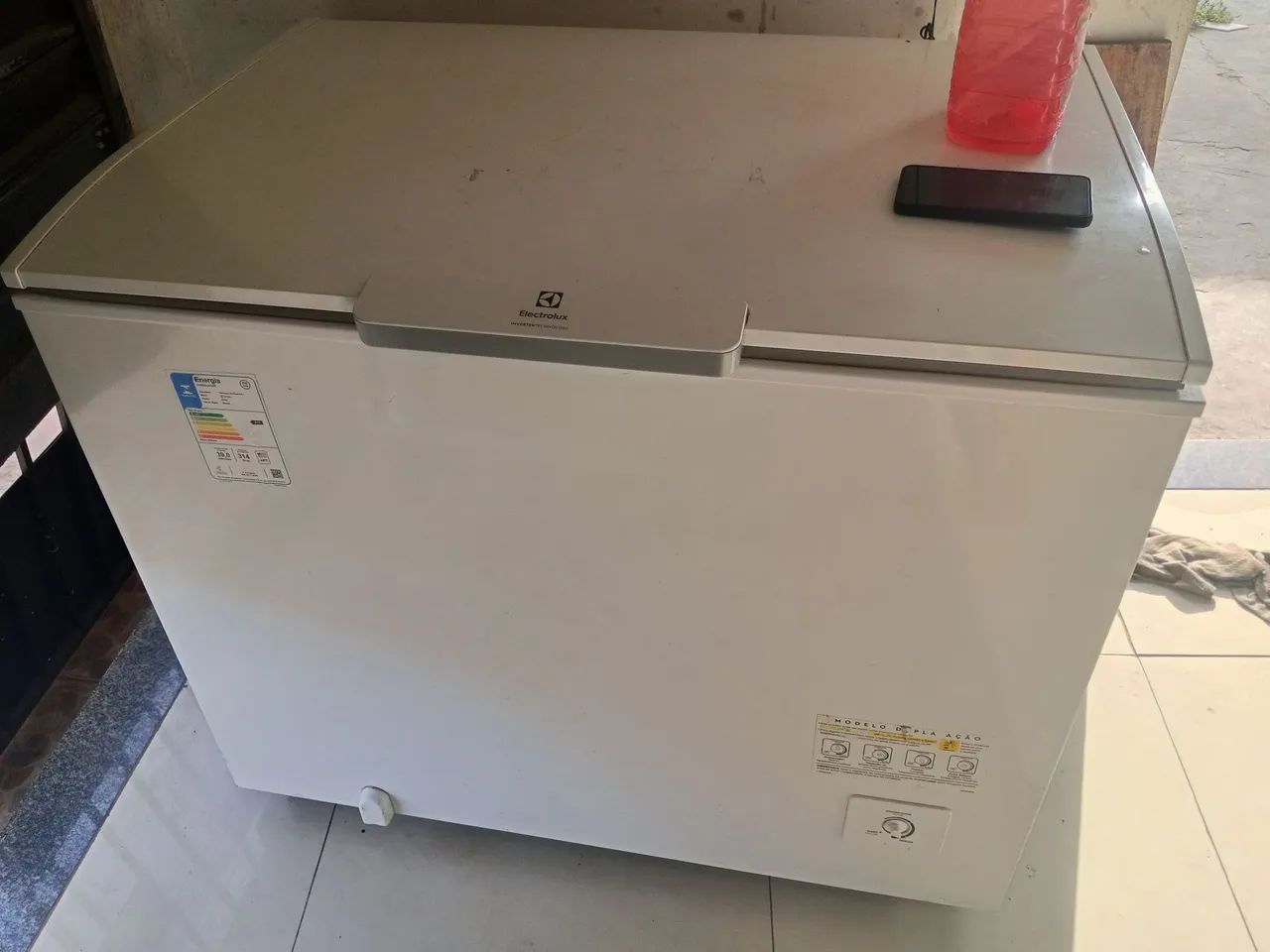 Freezer Electrolux horizontal 400 litros