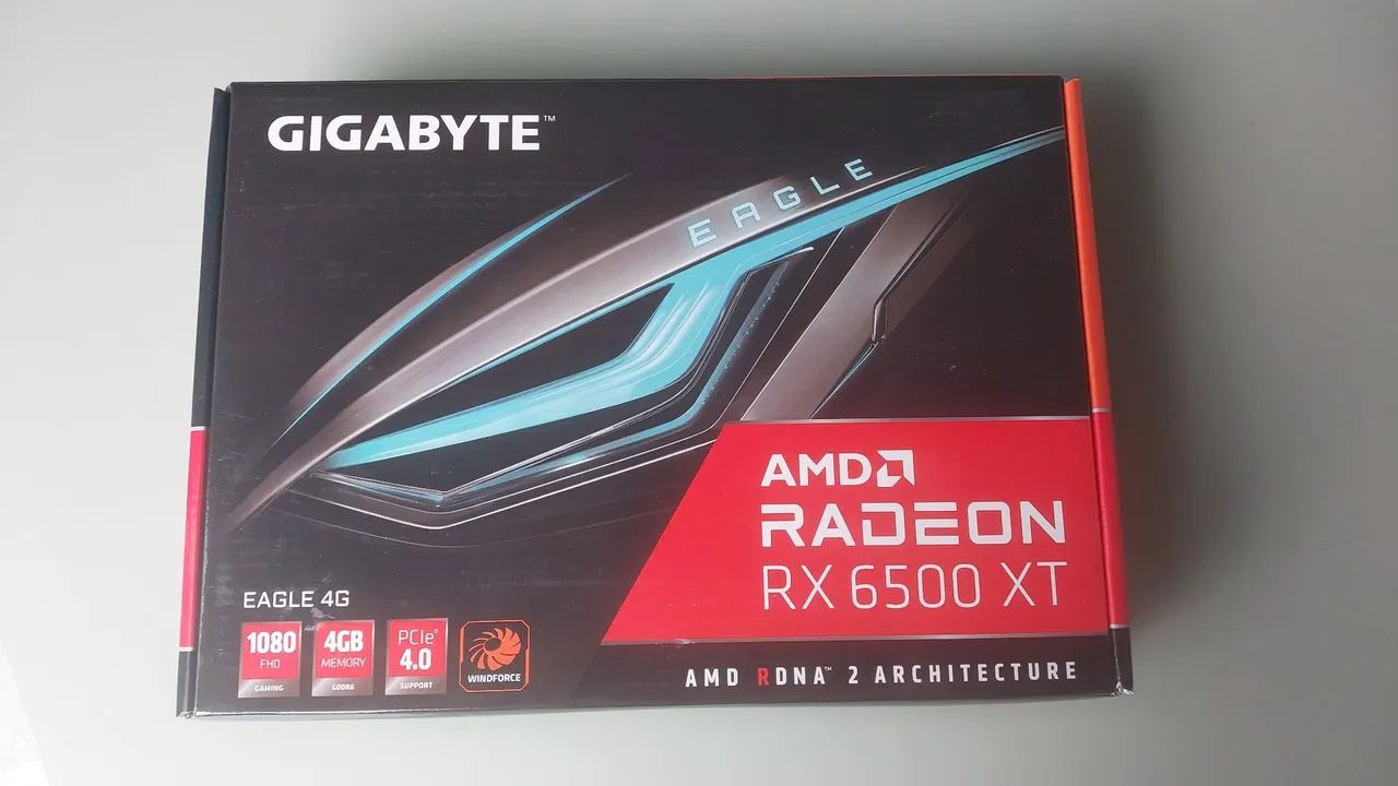 Placa de Vídeo AMD Radeon RX 6500 XT Gigabyte
