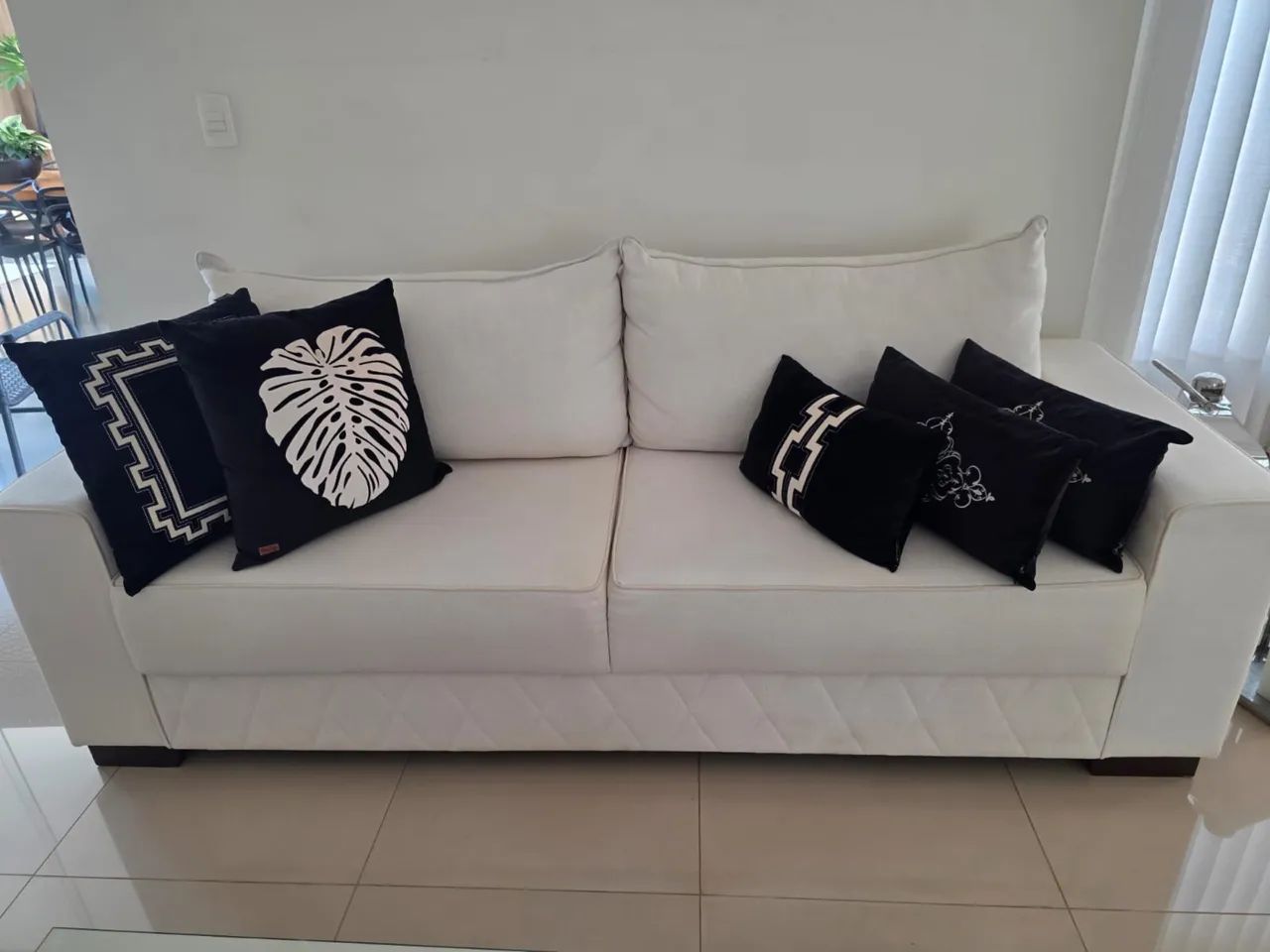 Sofá orgânico sala de estar