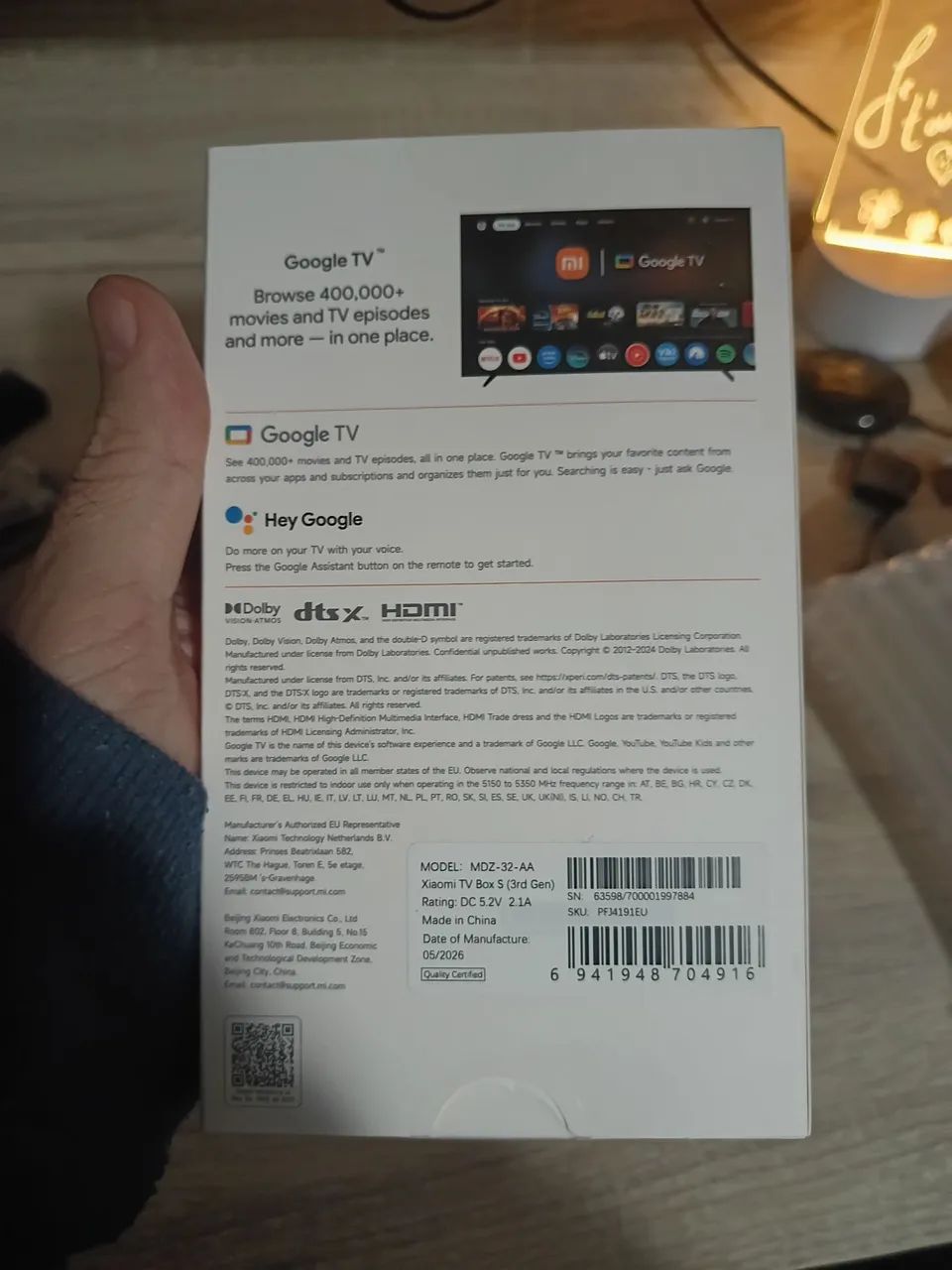Mi Box S 4K 3ª Geração - Original e Perfeita - Foto 3