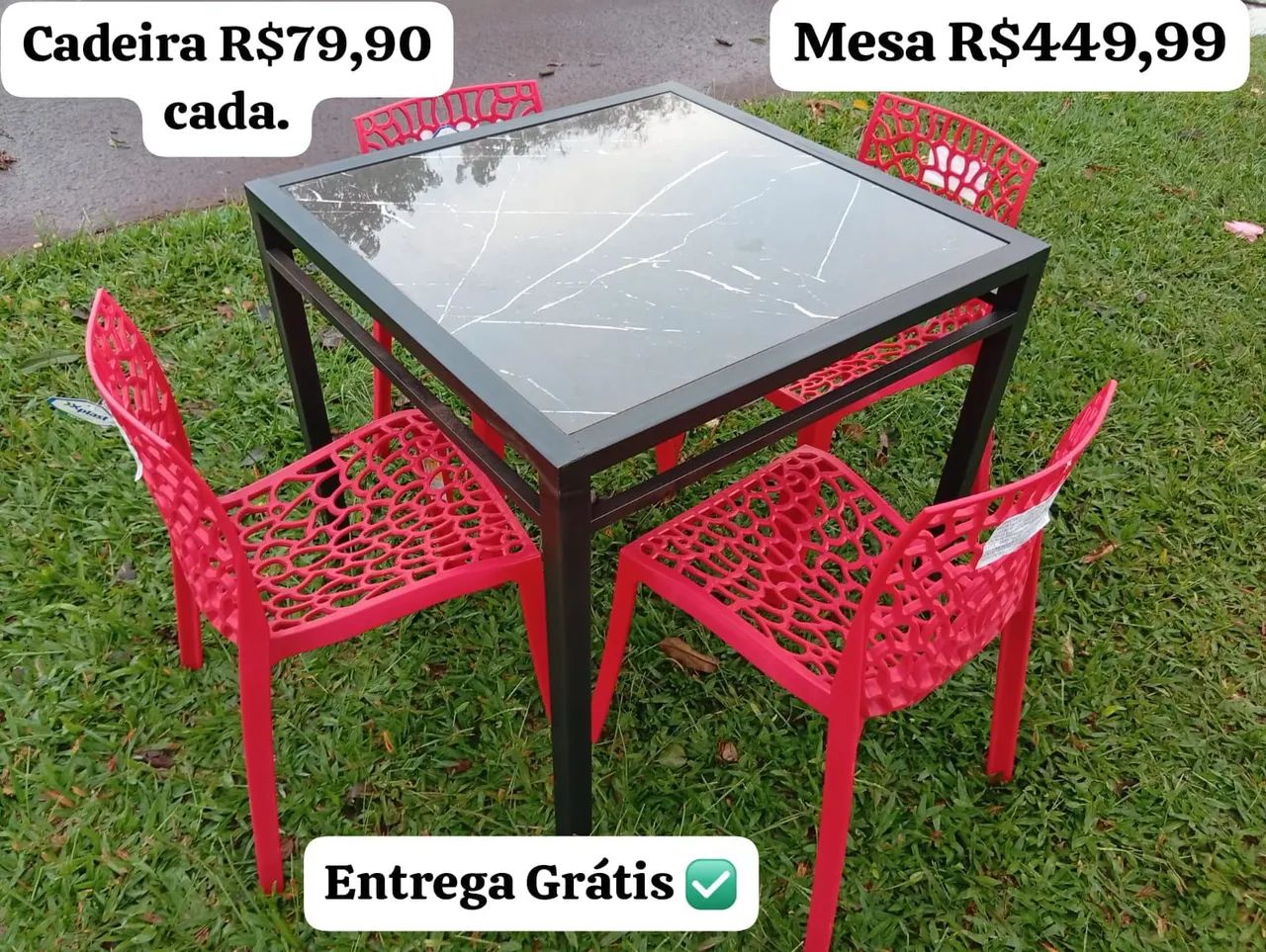 Mesa e cadeira PONTA PORÃ MS - Foto 3